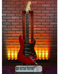 1995 Fender Squier Series Stratocaster Standard (Mexico) Torino Red Electric Guitar - Modified SN0323