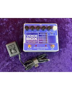 Electro-Harmonix EHX Voice Box Vocal Harmony Machine / Vocoder Vocal & Guitar Effect Pedal w/ Power Supply SN0326