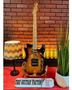 TGF CHOP SHOP Modded 2021 Fender Vintera 50s Telecaster, 2 Tone Sunburst Relic "Nastycaster" w/ Hard Case SN0401