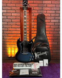 Mint! Gibson SG Standard Electric Guitar - Pelham Blue Burst - w/ Soft Case SN0324