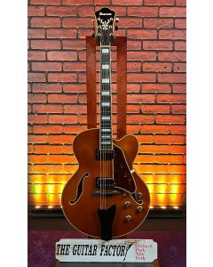 2023 Ibanez Artcore Expressionist AF95DA Hollowbody Electric Guitar - Dark Amber SN0616