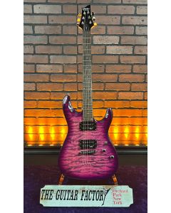 Schecter Guitar Research C-6 Plus Electric Guitar Electric Magenta SN1006