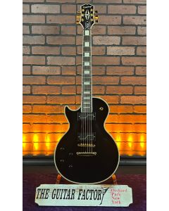 2023 Epiphone Matt Heafy Les Paul Custom Origins Left-Handed Electric Guitar Ebony w/ Hard Case SN1007