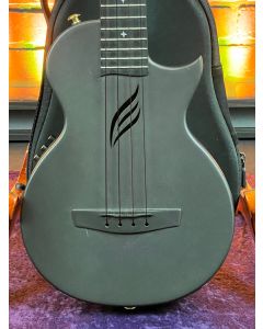 Enya Nova U Pro Carbon Fiber Acoustic Plus Black Tenor Ukulele w/Case - Weatherproof SN1021