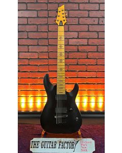 2010 Schecter Jeff Loomis Signature NT (Non-Tremolo) 7-String Guitar Satin Black w/ Gig Bag SN1020