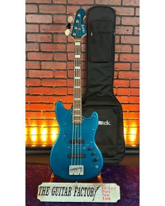 Atelier Z Baby Z MIJ - Ocean Turquoise Metallic 30-Inch Short-Scale Electric Bass w/ Bag SN1020