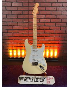 2020 Fender Jimmie Vaughan Tex-Mex Stratocaster, Maple Fingerboard, Olympic White w/ Hard Case SN0831