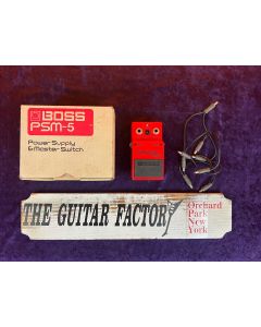 1986 Boss PSM-5 Power Supply & Master Switch (Red Label) Japan w/ Box SN0915