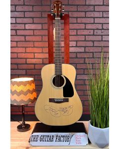 2013 Fender CD60 Acoustic Guitar Natural Goo Goo Dolls Autographed SN4171