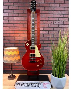 2004 Epiphone Les Paul Standard Electric Guitar Flame Top Red Transparent SN1495