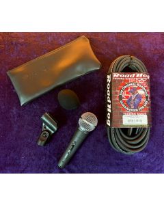 Shure SM58S Cardioid Dynamic Vocal Microphone with On/Off Switch Demo Package SN0922