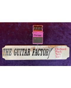 Boss BF-2 Flanger (Green Label) Purple 1985 Made in Japan SN0929