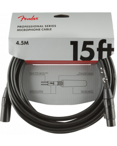 Fender Professional Series Microphone Cable, 15' Black