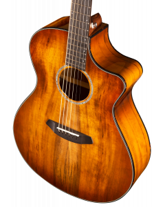Breedlove Pursuit Exotic Concerto Prairie Burst CE Acoustic Electric Guitar. Myrtlewood-Myrtlewood TGF11