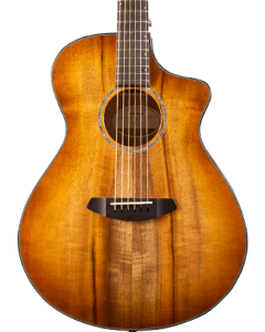 Breedlove Pursuit Exotic Concert Prairie Burst CE Acoustic Electric Guitar. Myrtlewood-Myrtlewood