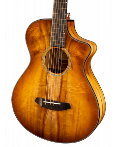 Breedlove Pursuit Exotic Concertina Prairie Burst CE Acoustic Electric Guitar. Myrtlewood-Myrtlewood TGF11