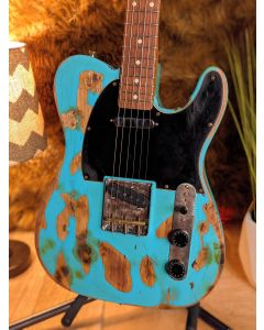 Fender Vintera 60's Telecaster TGF Chop Shop (Scorched Earth Series) Distressed Seafoam Green. SN1390