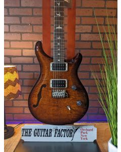 PRS CE 24 Semi-Hollow Electric Guitar Burnt Amber Smokeburst