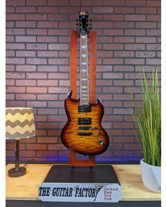 ESP LTD Viper 256QM Electric Guitar Dark Brown Sunburst