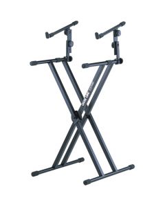 QuikLok QL642 2 Tier Double Braced X Style Keyboard Stand