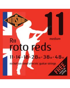 Rotosound R11 Roto Reds Medium 11-48 Electric Guitar Strings