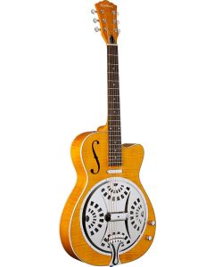 Washburn R45RCE Americana Resonator Guitar. Trans Honey