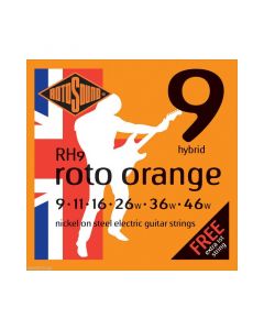Rotosound RH9 Roto Orange Hybrid 9-46 Electric Guitar Strings
