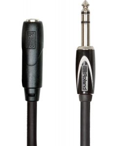 Roland RHC251414 Black Series 1/4'' TRS Male to Female Headphone Extension Cable 25'
