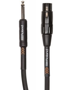 Roland RMC-B20-HIZ Hi Z Microphone Cable 20 Ft. Black