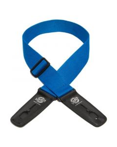 Lock-It 2" Poly Patented Locking Technology Guitar Strap PACIFIC BLUE