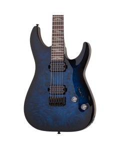 Schecter Omen Elite-6 Electric Guitar - See Thru Blue Burst