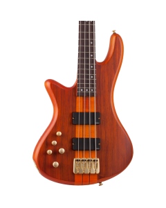 Schecter Stiletto Studio-4 Electric Bass. Left Handed Honey Satin.  TGF33