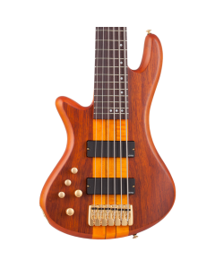 Schecter Stiletto Studio-6 Electric Bass. Left Handed Honey Satin.  TGF33