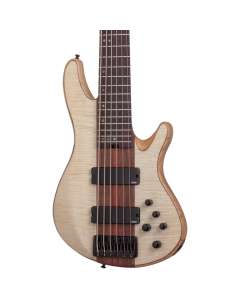 Schecter Charles Berthoud CB-6 Electric Bass. Natural Satin