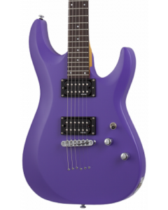 Schecter C-6 Deluxe Electric Guitar Satin Purple