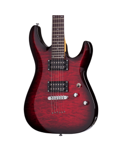 Schecter C-6 Plus Electric Guitar See-Thru Cherry Burst