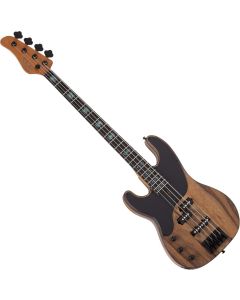 Schecter Model-T 4 Electric Bass. Exotic Left Handed Natural Satin.  TGF33