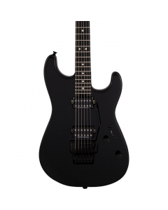Charvel Pro-Mod San Dimas Style 1 HH FR Electric Guitar. Ebony FB, Gloss Black