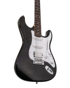 Washburn SDFTB Sonamaster Deluxe Electric Guitar. Trans Black