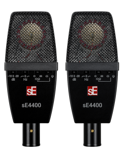 SE SE4400-PAIR Factory Matched Pair of SE4400 Large Diaphragm Condenser Microphones TGF33