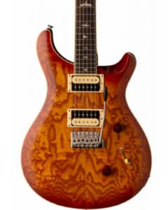 PRS Se Custom 24 Exotic Top Burled Ash Electric Guitar Vintage Sunburst