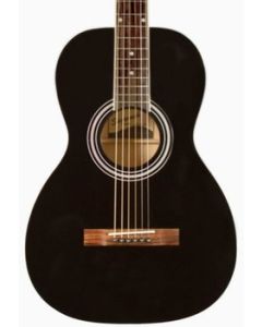 Savannah SGP-12-BK 0-Style Acoustic Guitar, Black