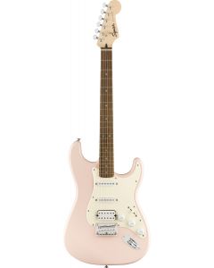 Squier Bullet Stratocaster HT HSS Laurel Fingerboard Electric Guitar Shell Pink
