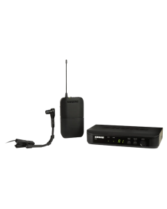 Shure BLX14/B98-H11 Instrument System with (1) BLX4 Wireless Receiver, (1) BLX1 Bodypack Transmitter, and (1) WB98H/C Cardioid Condenser Instrument Microphone