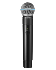 Shure MXW2/BETA58=-Z10 Handheld Transmitter with BETA58 Microphone  (Includes one SB902 Battery)