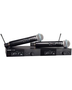 Shure SLXD24D/B58-H55 Dual Wireless System with 2 Beta 58 Microphones. H55 Band