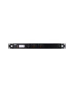 Shure ULXD4DGV=-G50 Dual Digital Wireless Receiver with Always On AES256 Encryption, Internal Power Supply, 1/2 Wave Antenna and Rack Mounting Hardware, 470-534 MHz