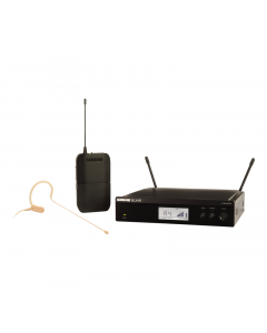 Shure BLX14R/MX53-H9 Wireless Rack-mount Presenter System With MX153 Earset Microphone.