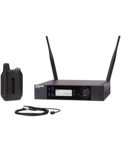 Shure GLXD14R+/93-Z3 The GLX-D+ Dual Band Wireless Rack System features the miniature wearable WL93 lavalier microphone