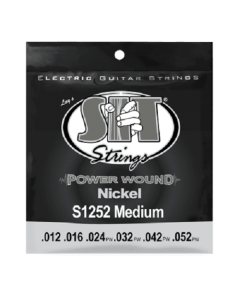 SIT S1252 Power Wound Nickel Plated Electric Guitar Strings Medium 12-52